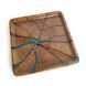 Mini-tray from an oak cut natural wood handmade series NATURAL DEEPWOOD 17x17 cm 12873-17x17-deepwood photo 16