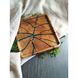 Mini-tray from an oak cut natural wood handmade series NATURAL DEEPWOOD 17x17 cm 12873-17x17-deepwood photo 19