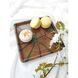 Mini-tray from an oak cut natural wood handmade series NATURAL DEEPWOOD 17x17 cm 12873-17x17-deepwood photo 8