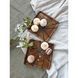 Mini-tray from an oak cut natural wood handmade series NATURAL DEEPWOOD 17x17 cm 12873-17x17-deepwood photo 12