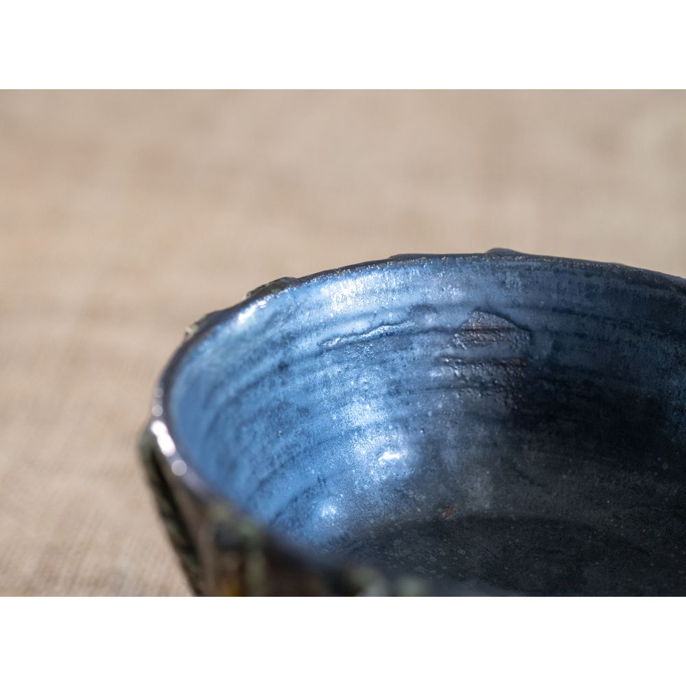 Bowl on a wide ceramic leg, Wheat field, 800 ml Centavrida + Keramira 14018-keramira photo
