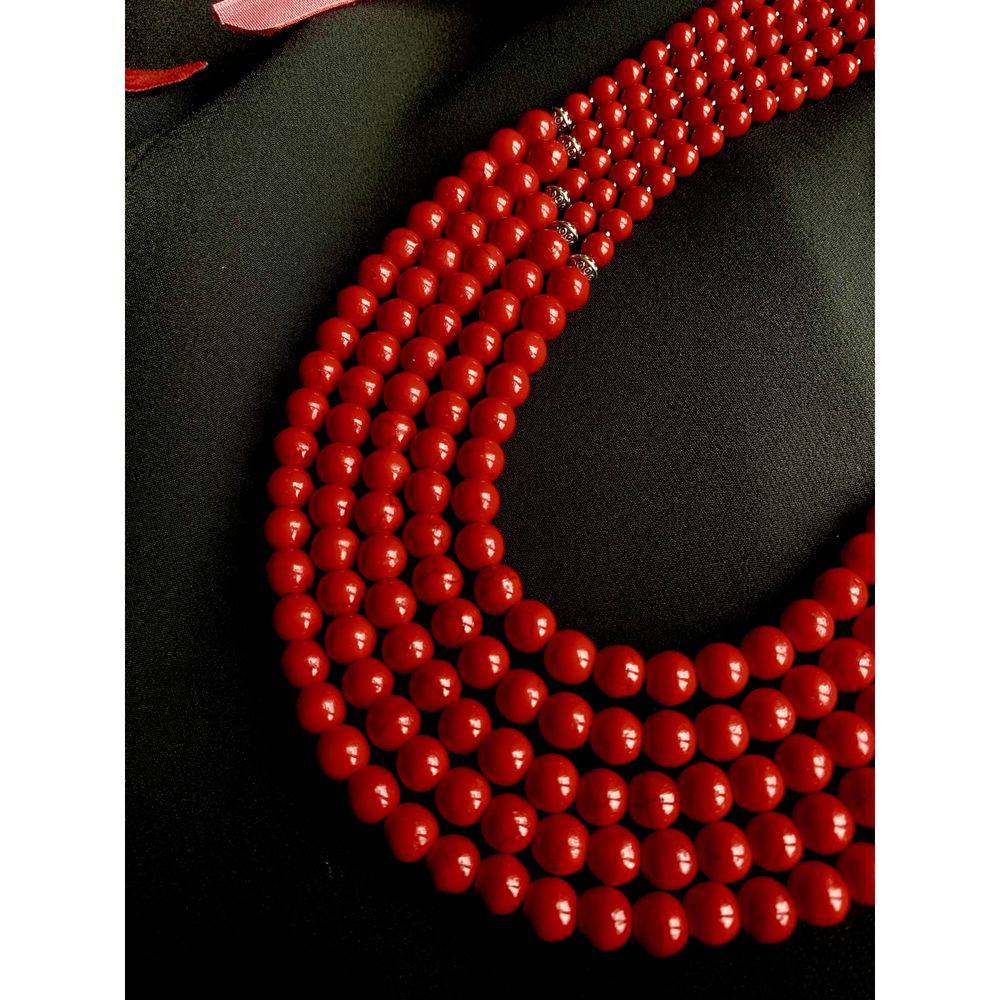 The "Red is Love" necklace with howlite stones 20254-namusto-nadii photo