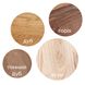 Round napkin ring, natural wood, handmade, CLASSIC series, DEEPWOOD, 5x5x2 cm 12907-5x5x2-deepwood photo 2