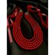 The "Red is Love" necklace with howlite stones 20254-namusto-nadii photo 5