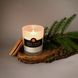 Scented candle "Wild Green" in a white frosted glass with a wooden lid by Herbalcraft Herbalcraft 14288-herbalcraft photo 4