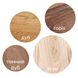 Round tray, natural wood, handmade, LINES series, DEEPWOOD, 35 cm 12896-35-deepwood photo 3