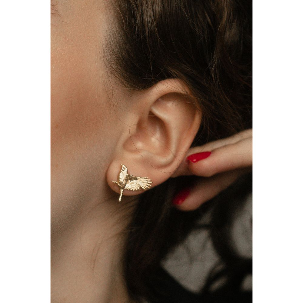 Earrings "Soloveyko" pair 13333-nigramadr photo