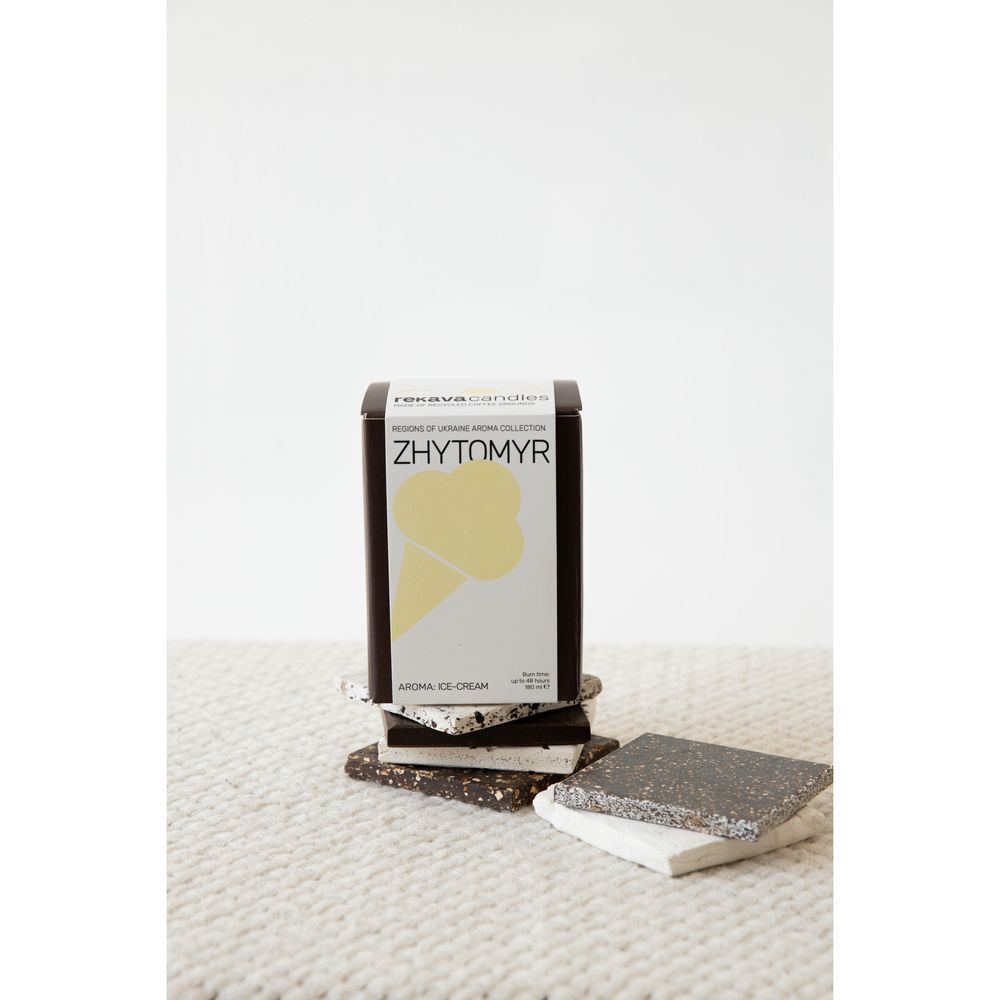 Decorative aroma candle ZHYTOMYR gift version REKAVA 13293-podarunkovi-rekava photo