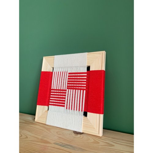 Panel Lina, color red, size 25x25 cm "Other Knots" 19315-other-knots photo