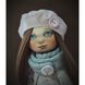 Текстильна інтер'єрна лялька Тетянка, іграшка ручної роботи, розмір 26x12 см 11268-zoiashyshkovska фото 2