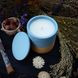 Scented candle "Wild Green" in a plaster pot with a lid | I love U Herbalcraft Herbalcraft 14289-herbalcraft photo 4