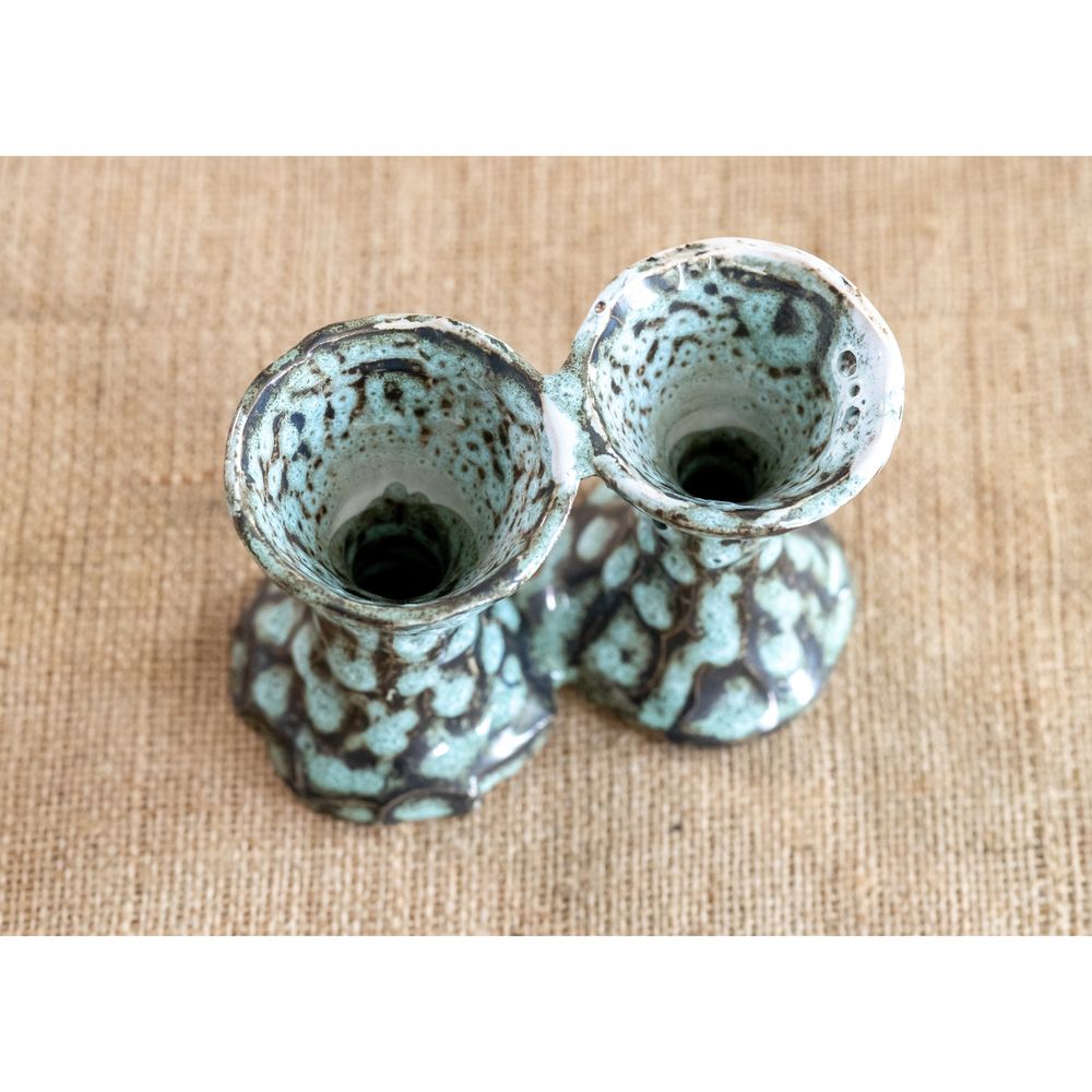 Small ceramic vase, Binoculars for dried flowers, 13.5 cm, Centaurida + Keramira 14071-keramira photo