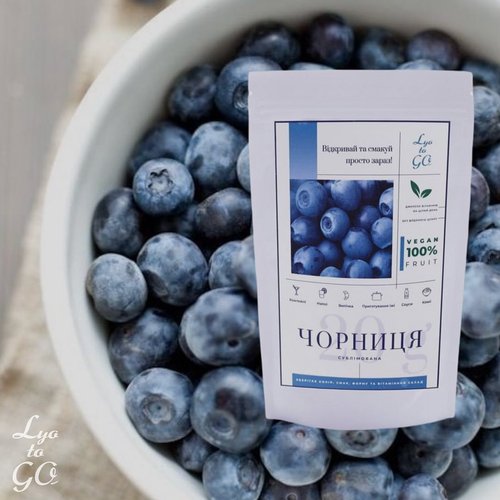 Sublimated blueberries "LYO to GO", 20 g 12060-lyo-to-go photo