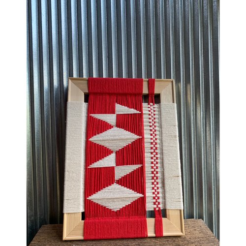 Trian panel, color red, size 25x35 cm "Other Knots" 19316-other-knots photo