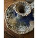 Ceramic candlestick with a light handle with a blue-yellow center 17916-yekeramika photo 4