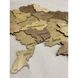 Wooden map of Ukraine on the wall 10071-dub-90x60-factura photo 4