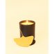 Decorative aroma candle "RIVNE" (wooden wick) REKAVA 13296-rekava photo 1
