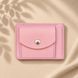 Leather wallet with bill clip with embroidery and rhinestones pink SL leather 23957-sl-leather photo 2