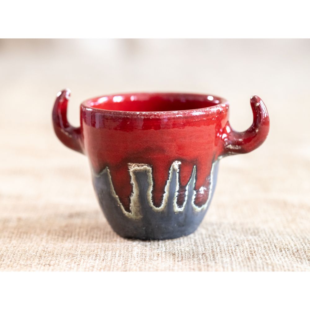 Чаша керамічна Бик, Звіриний стиль Скіфія, 300мл, Кентавріда + Keramira 14072-keramira фото