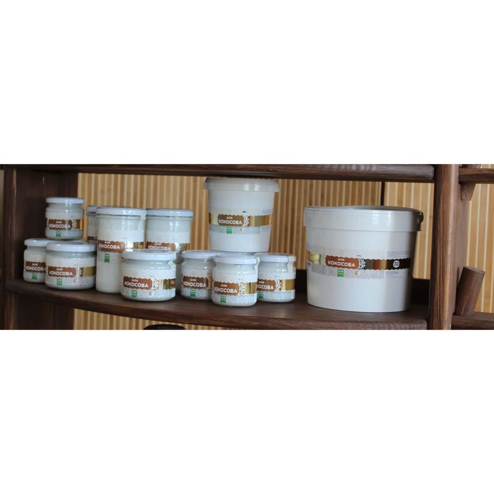 Coconut oil 180 ml ECOLIYA 18717-180ml-ecoliya photo