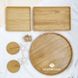 Round cup stand, natural wood, handmade, CLASSIC series, DEEPWOOD, 11 cm 12906-11-deepwood photo 4