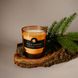 Scented candle "Wild Green" in an orange glass by Herbalcraft Herbalcraft 14292-herbalcraft photo 1