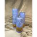 Decorative candles, color «Aquamarine», size 6,6x20 cm Vintage 17307-aquamarine-vintage photo 2