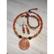 "Clay charm" set (choker, bracelet, earrings) 12695-korali photo 7