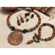 "Clay charm" set (choker, bracelet, earrings) 12695-korali photo 4