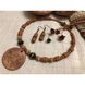 "Clay charm" set (choker, bracelet, earrings) 12695-korali photo 3
