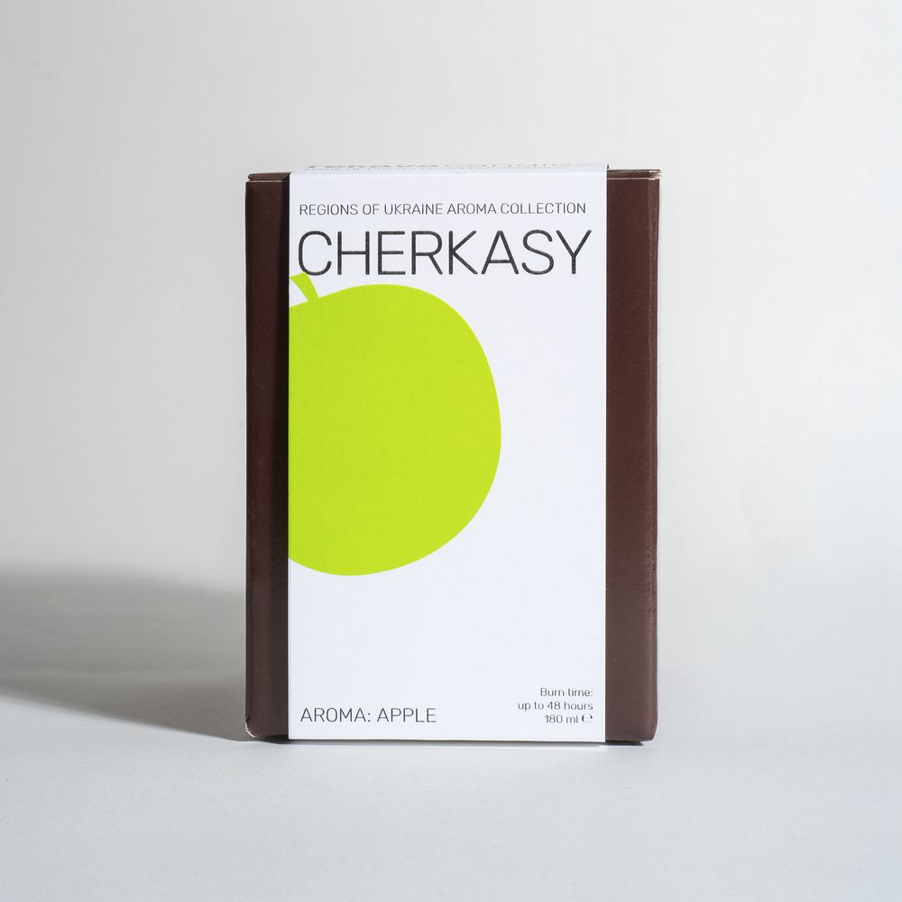 Decorative aroma candle "CHERKASY" (gift version) REKAVA 13297-podarunkovi-rekava photo