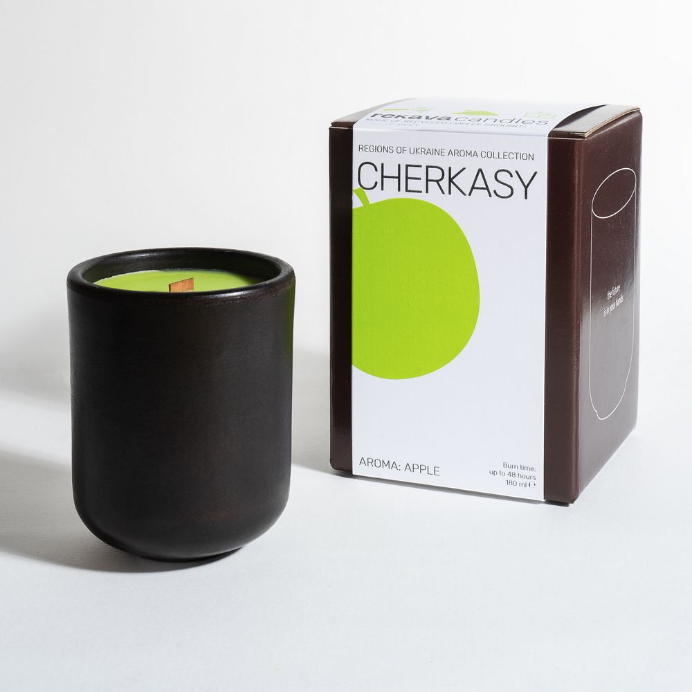 Decorative aroma candle "CHERKASY" (gift version) REKAVA 13297-podarunkovi-rekava photo