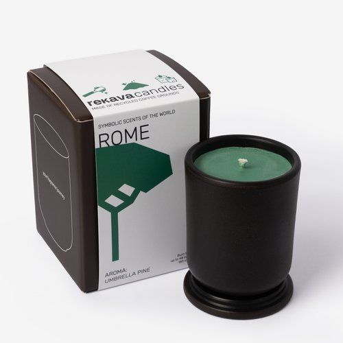 Декоративна свічка Рим з ароматом парасолькової сосни REKAVA 13312-rekava фото