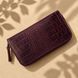Genuine Italian leather wallet Croc burgundy SL leather 23960-sl-leather photo 1