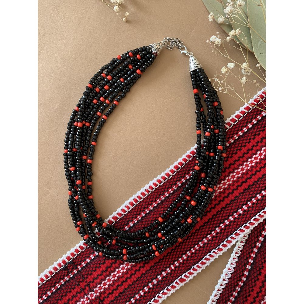 Handmade Beaded Necklace "Festive" 20260-namusto-nadii photo