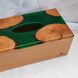 Napkin-box, natural wood, handmade, NATURAL series, DEEPWOOD, 25x14x10 cm 12880-25x14x10-deepwood photo 5