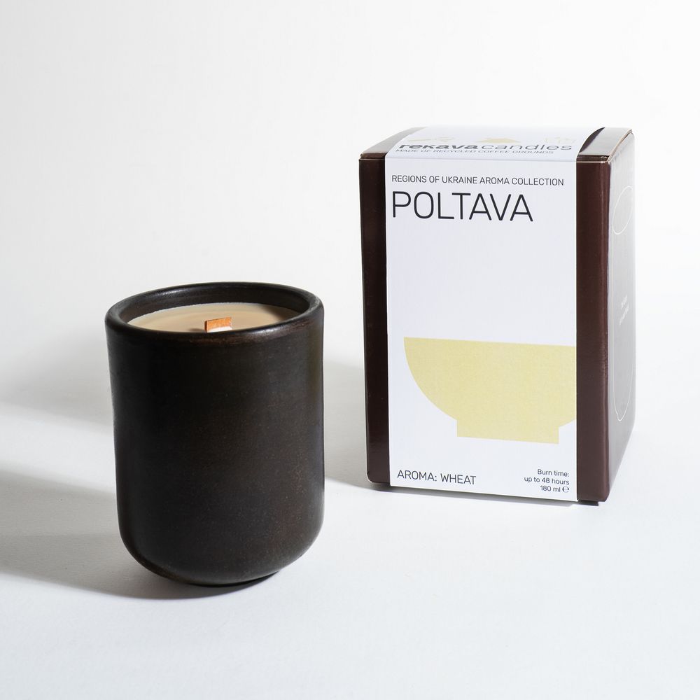 Decorative aroma candle "POLTAVA" (gift version) REKAVA 13299-podarunkovi-rekava photo