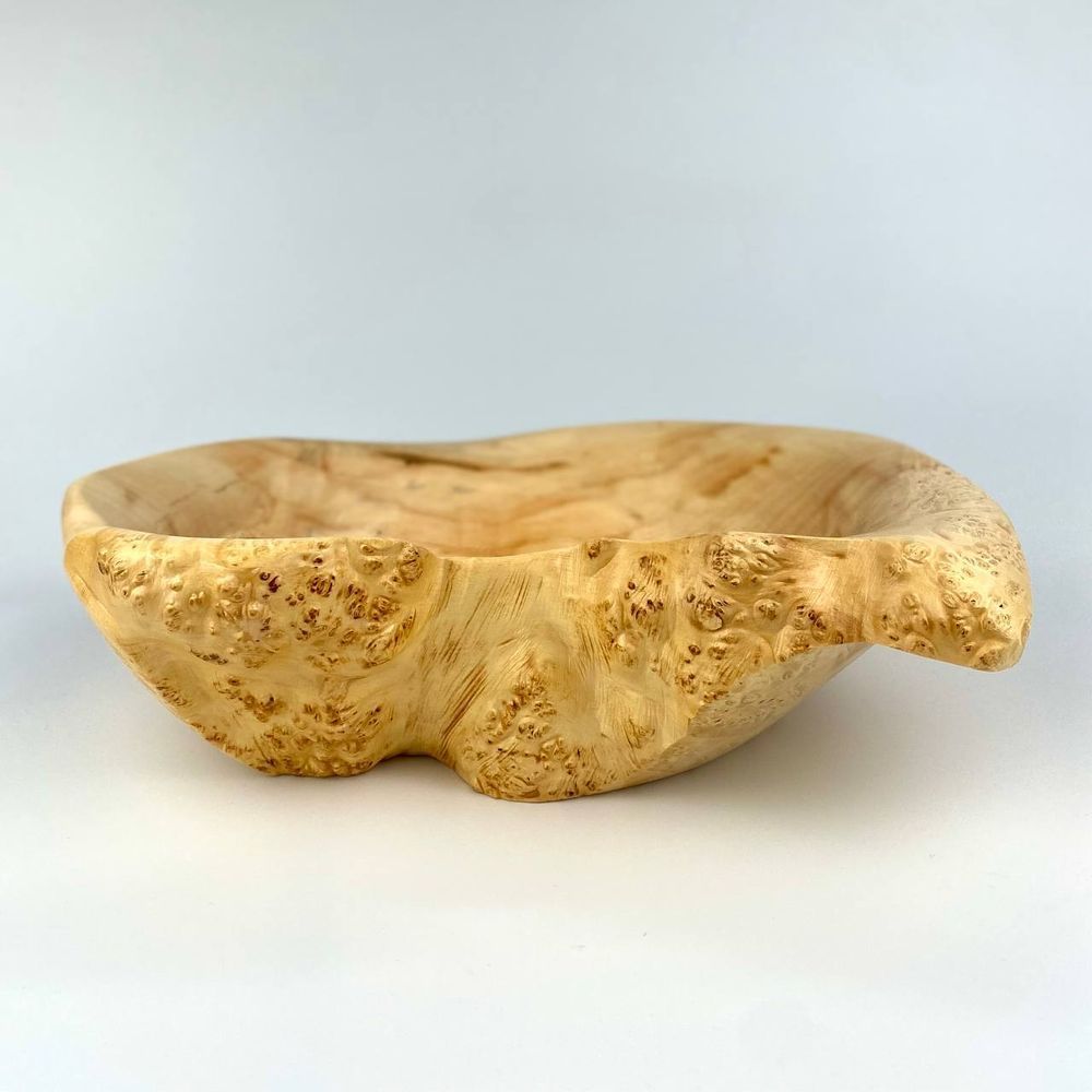 Wooden salad bowl handmade by Shlyakhami Trypilska Pramateri 23753-s-tryp-pram photo