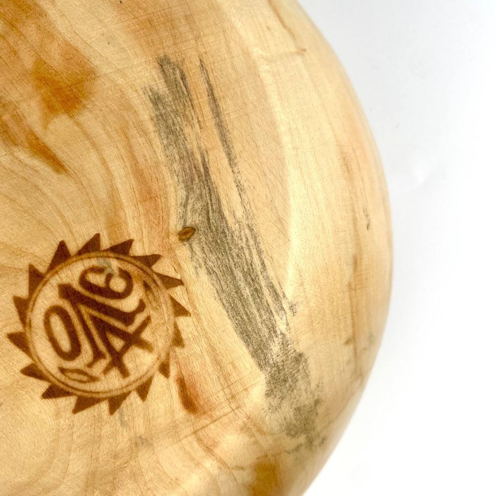Wooden salad bowl handmade by Shlyakhami Trypilska Pramateri 23753-s-tryp-pram photo