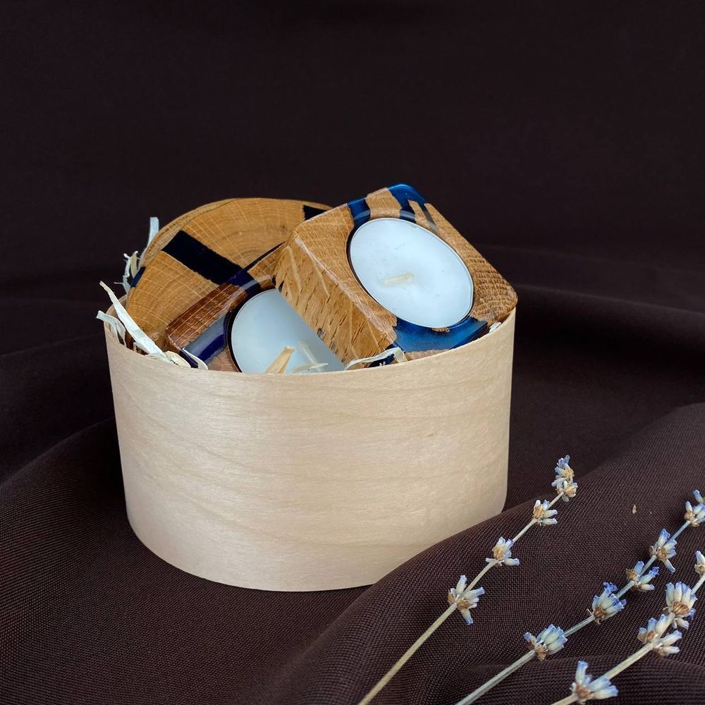 Corporate gift with cup coasters and epoxy resin coasters It's Craft 16164-itskraft photo