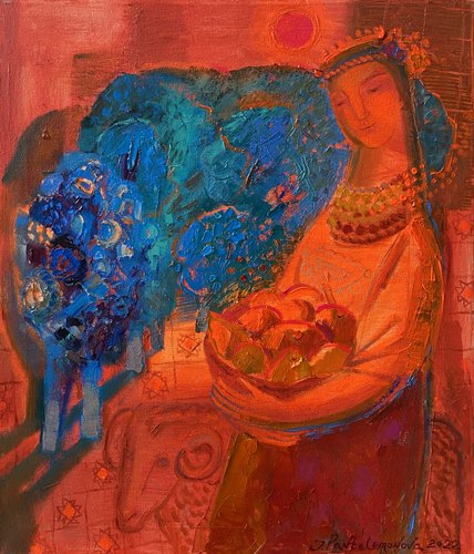 Картина «Аромат фруктового саду», Інна Пантелемонова, полотно, олія, акрил, 70х60, 2022 10818-PantI фото
