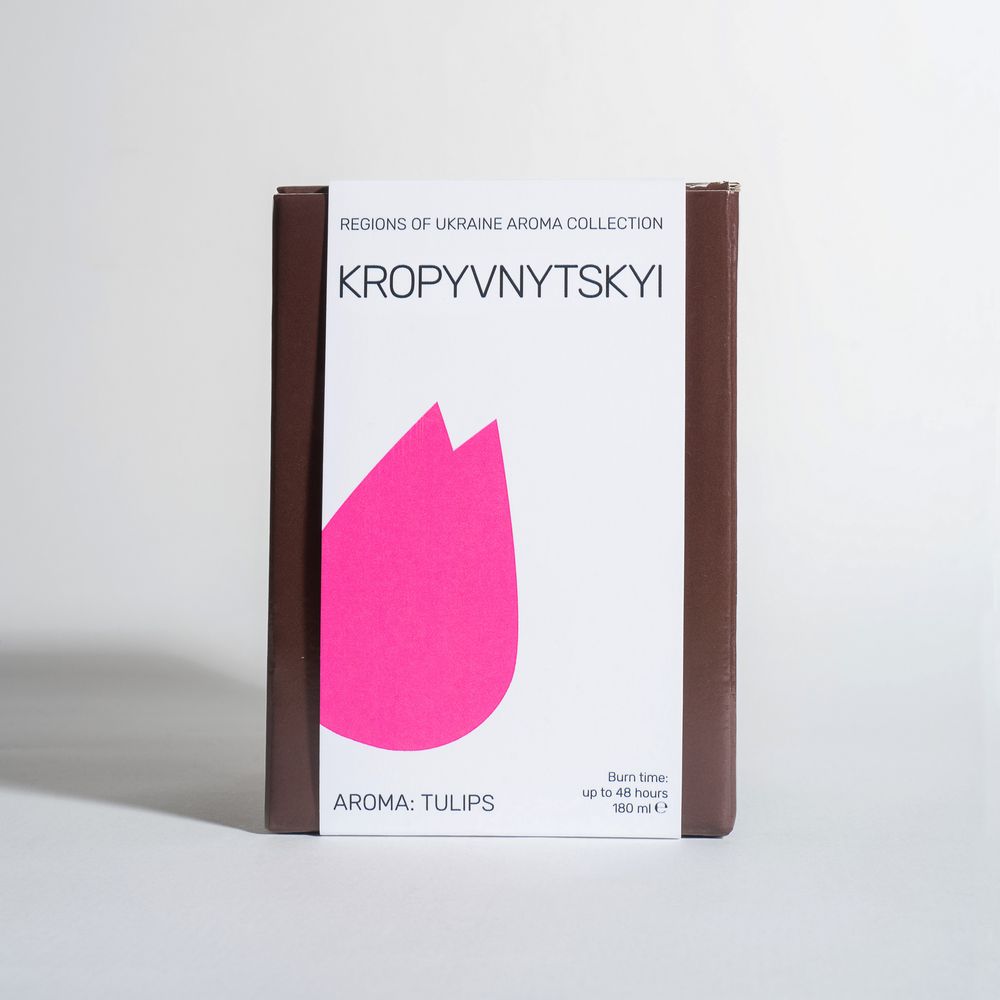 Decorative aroma candle "KROPYVNYTSKYI" (gift version) REKAVA 13300-podarunkovi-rekava photo