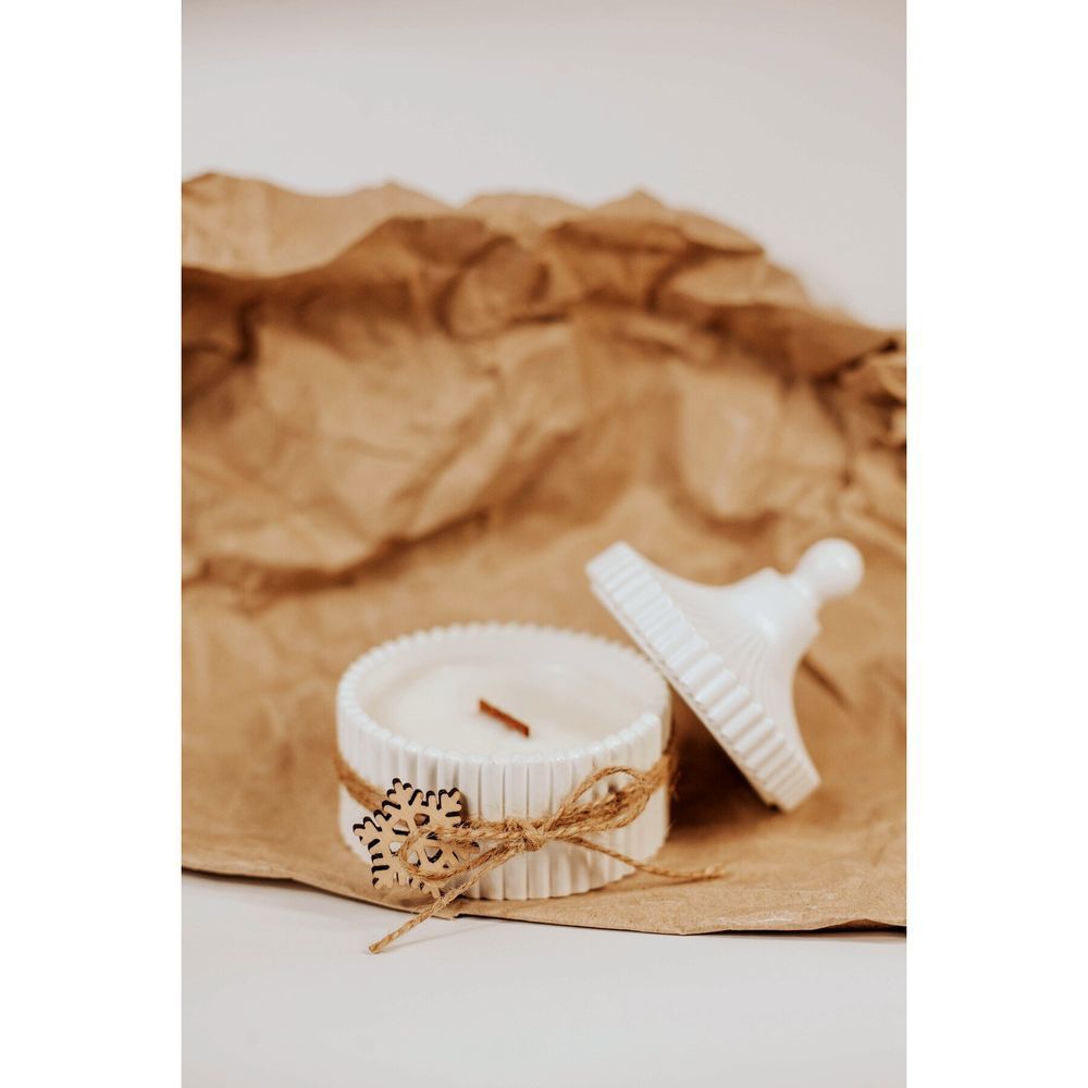 Soy interior candle in a plaster pot PRO.ECO 17454-proeco photo