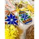 Stained glass decoration for Easter "Easter egg" made of bottle glass Lay Bottle 17282-lay-bottle photo 4
