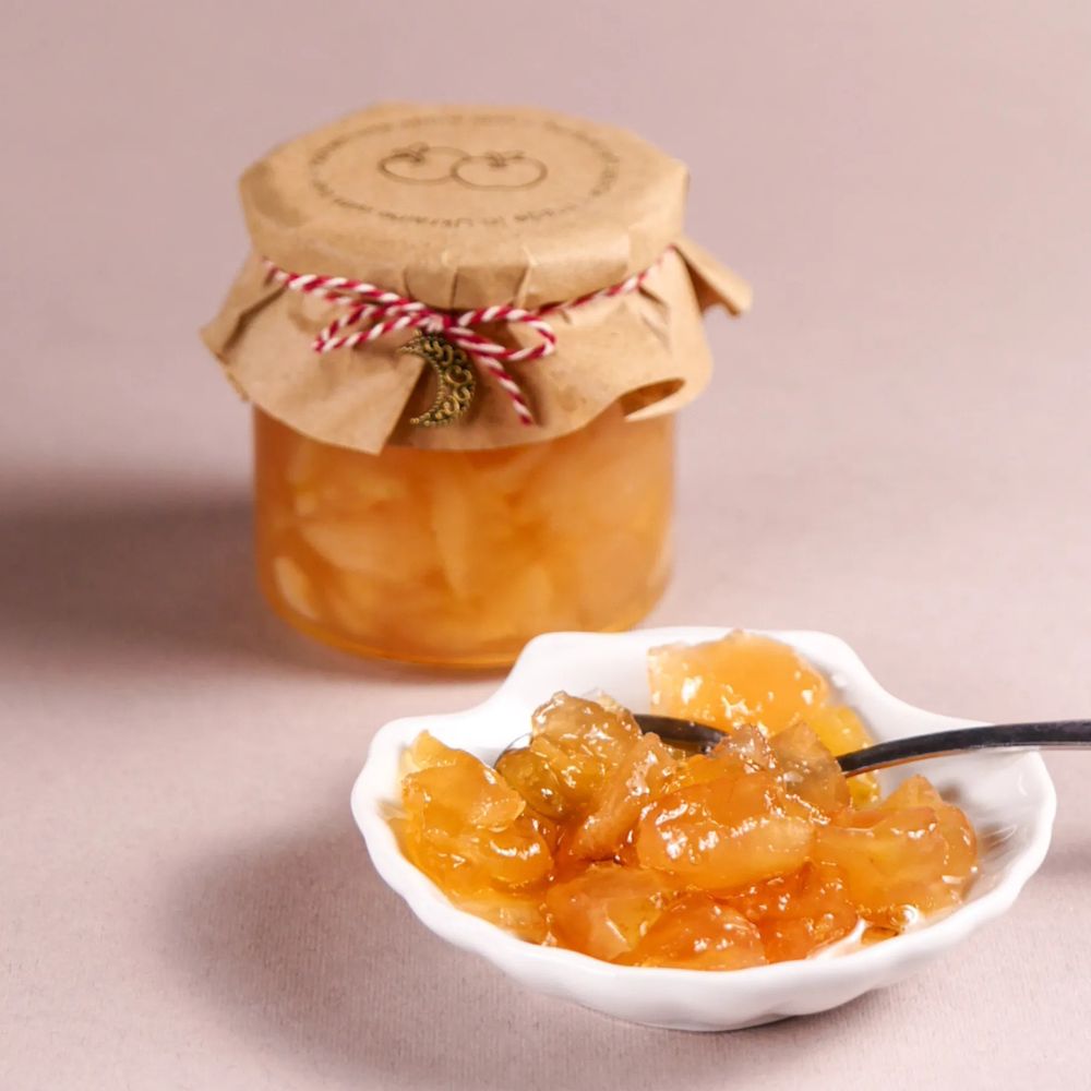 Подарунковий набір (чай, свічка "Amber Light", яблучний джем, листівка) Herbalcraft 14298-herbalcraft фото