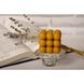 Cube candle made of natural beeswax Honey Stories 17166-medovi-istorii photo 2