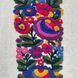 Notebook with embroidery light Multicolored flowers in a checkered pattern 22x15 cm 80 sheets Yaryna Chorna 20305-yach-klitynka photo 2