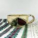 Handmade ceramic cup Bar style with Lady with Flower motif Ceramics of Podillia 24176-keram-pod photo 3