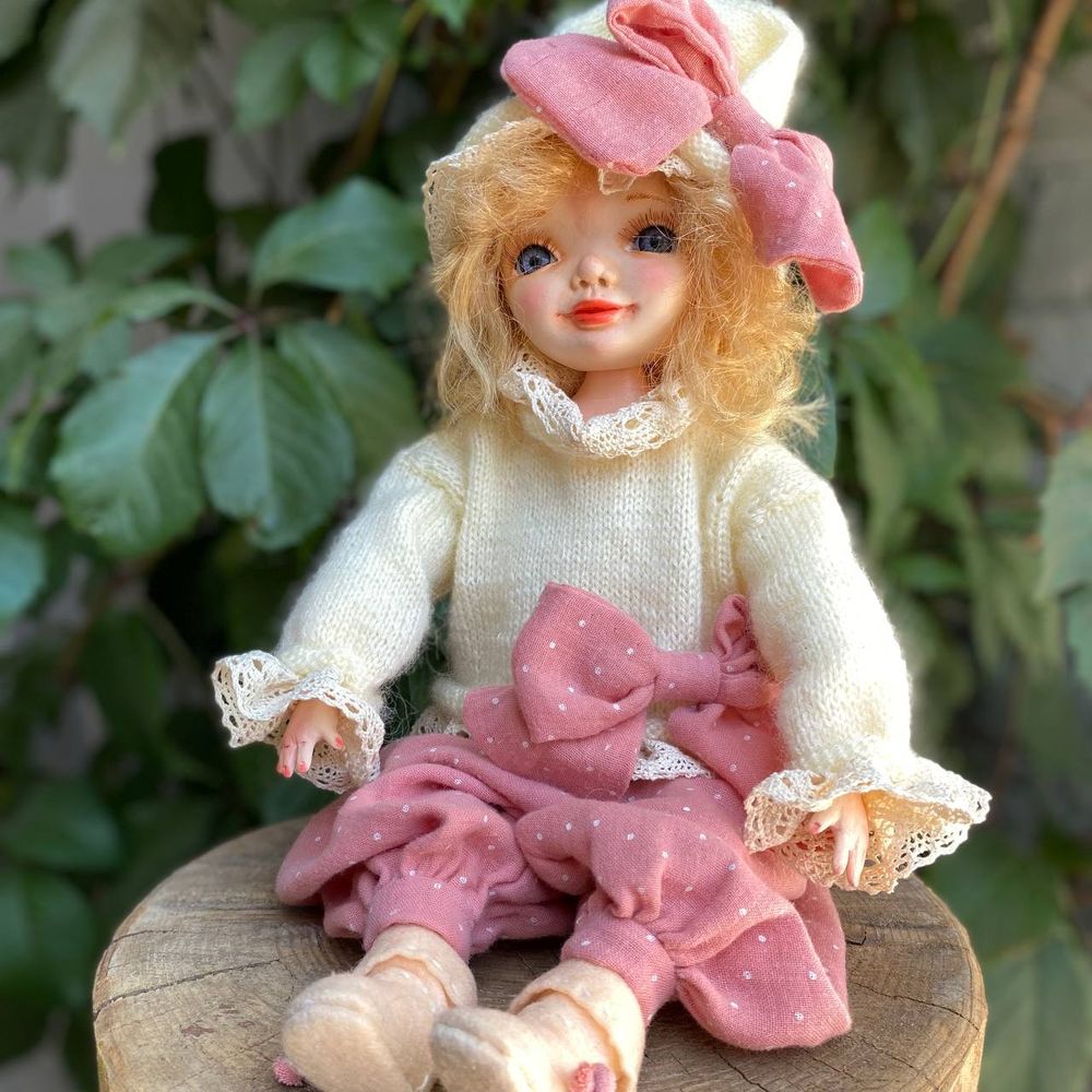 Handmade doll "Doll in pink" 20325-bila-raisa photo