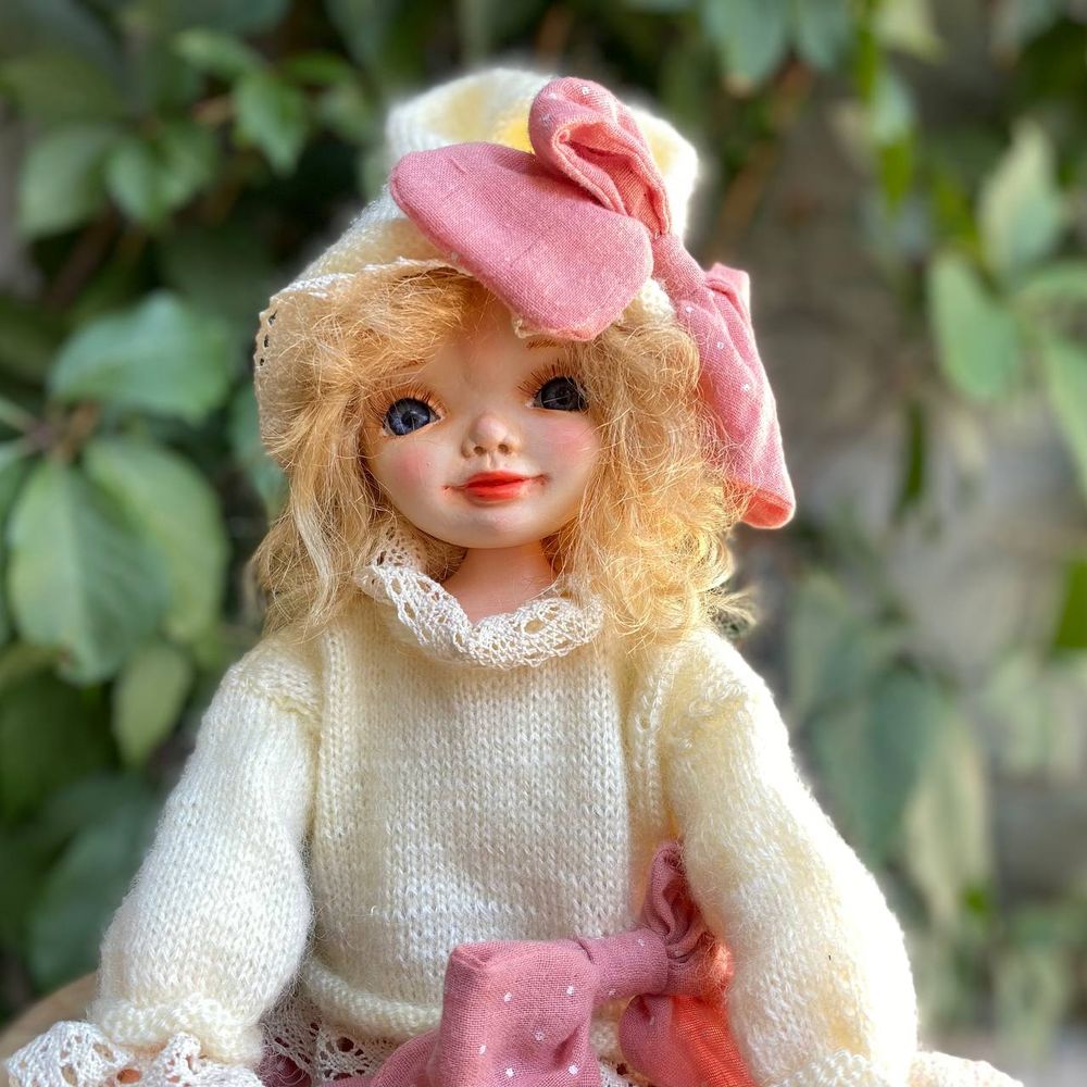 Handmade doll "Doll in pink" 20325-bila-raisa photo